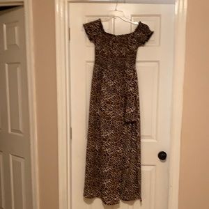 Play suit Leopard print on or off shoulders